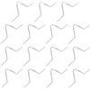 Create idea 15x Anelli Guida Per Lenza A Serpente Da 6 Mm Adatti Per La Pesca Alla Trota E Alla Mosca Argento