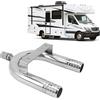 shenruifa Valvola ventilata in acciaio inox da 25 mm, con valvola di sfiato antisifone, per WC da barca, camper, yacht
