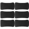 Toddmomy Set 6 Cuscinetti Colore Nero in Schiuma per Piedi Morbidi e Facili da Pulire per Attrezzi Palestra Adatti per Esercizi Sit-up e Estensione Gambe