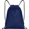 Generic Borsa Sportivazaino con Cordone per Donna All'Aperto Nuoto 36X42Cm Moda Pieghevole Borsa Palestra Navy Blue