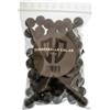 Z-RAM 100 palline in gomma Cal 0,68 | HDS 68 SG 68 HDX68 | 3,4 G per tiro a disco - Nero - Rotondo - Gomma