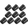 Hemobllo Ghiera da Golf Nera 10 Pezzi in Plastica per Shaft in Acciaio Smussatura 0,366 Resistente all'Acqua e Antivibrazione per Manutenzione e Fitting Mazze Fairway