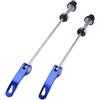 SkyjOy Sgancio Rapido MTB Spiedini for mozzo Ruota Bici 1 Paio Leva Leve a sgancio rapido Anteriori Posteriori for Ciclismo su Strada MTB(Blue)