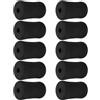 IDEANATEGRATE 10 Cuscinetti in Spugna Nero per Tubo Macchina Gamba, Ricambi per Attrezzatura Palestra Facili da Pulire, per Esercizi Sit-up e Allenamento Fitness