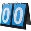 CaFfen Segnapunti Tabellone segnapunti Sportivo Impermeabile da Tavolo con conteggio dei punteggi for Basket, pallavolo, Flipper(Red)