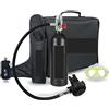 RSGXLFQZVAK Bombola Subacquea, Wading Articoli Sportivi All'aperto Viaggi Portatili Immersioni Set Completo di Occhiali da Immersione,per Principianti(Noir)
