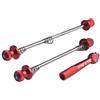 SkyjOy Sgancio Rapido MTB Spiedini for mozzo Ruota for Bicicletta Ruote for Blocco di Sicurezza Post a sgancio rapido Accessori for Parti da Strada Montagna MTB antifurto Ultraleggero(Noir)