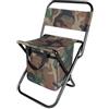 Jnchdghwa Sedia da Pesca Pieghevole 2 in 1 Portatile, Sgabello da Pesca Pieghevole Leggero, Sedia con Schienale