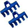 XUXHOU 2 Distanziatori di Carico per Racchetta da Badminton, Riduttori di Pressione per Racchetta in PVC, 35 X 20 Mm, per Utenti di Macchine Incordate, Aiutano a Ridurre lo Stress del Telaio e a