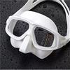 RSGXLFQZVAK Bombola Subacquea, Maschera Subacquea Attrezzatura for da Snorkeling con Lente Antiappannamento Ad Alta Definizione A Specchio for Immersione Libera,per Principianti(White)