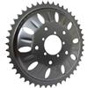 Lagomloot Corona 46T, pignone in acciaio legato per motore BAFANG, compatibile con bici elettriche BBS02/BBSHD (escluso BBS01B/BBS02B), nero