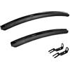 JIASHUNHE Parafango MTB 1/2PCS Parafango for Bici da Strada montagnosa, a sgancio rapido, Installazione Semplice, Accessorio Universale for Bicicletta 26-28 Pollici(1PC Rear)