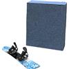 Generisch Blocco in gomma per la lucidatura dei bordi dello sci, 5 x 4 x 2 cm, 60 g (2 pezzi), pietra in gomma morbida per la cura dello snowboard, rimozione della ruggine, strumento abrasivo, tuning per sport