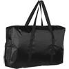 DOITOOL Borsa Porta Utensili Doppi Manici in Poliestere per Barbecue Nero Borsa Portatile per Trasporto Legna per Picnic e Campeggio
