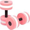 Genérico Manubrio acquatico EVA - Peso per aerobica acquatica, tavola galleggiante, barra di galleggiamento, imballaggio Opp, attrezzatura per sport acquatici nuoto, set di coppie di strumenti per esercizi