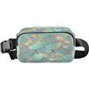 ISAOA Marsupio a tracolla alla moda marsupio con tracolla regolabile Dream Golden Green Dragon Scale per allenamento, shopping, viaggi, escursionismo