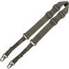 Brytzky Tactical Link Verde OD Cinghia Fucile 2 Punti Softair con Bungee - Tracolla Regolabile con Moschettoni in Metallo per Fucili Softair e Caccia, 600D Poliestere