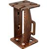 Genérico Supporto per canna da pesca, supporto per canna da pesca in legno, supporti da parete regolabile portatile, organizer per canna da pesca, montaggio a parete, stoccaggio
