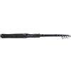 NexRen Canna da pesca telescopica per esterni, realizzata in fibra di carbonio, con potenza media e azione veloce, struttura leggera, 150 cm, S210 2,1 m, colore: nero