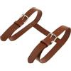 DRESSOOS Cinghia per Trasporto Coperta Picnic in Pelle Pu Marrone, Regolabile e Resistente per Tappeto da Viaggio e Yoga, per Vacanze Estive e Picnic al Parco