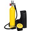 RSGXLFQZVAK Bombola Subacquea, Bombola di Ossigeno Portatile Emergenza Antincendio 1000ML 20MPA Respiratore for Snorkeling Subacqueo,per Principianti(Package-A Green)