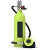 RSGXLFQZVAK Bombola Subacquea, Attrezzatura Subacquea for Bombole di Ossigeno Respiratore for Immersioni Emergenza Antincendio All'aperto,per Principianti(Noir)