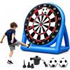 Generic Gioco gigante gonfiabile di freccette con pompa ad aria, bersaglio da 15 cm per adulti e famiglie con 2 palline adesive, montaggio rapido, si gonfia in pochi minuti, ideale per feste, campeggio