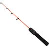 RiToEasysports Canna da Pesca Sul Ghiaccio Corta da 50 Cm FRP con Manico in EVA e Guide in Ceramica Mini Bastone da Pesca Sul Ghiaccio Leggero da 33 G per Bambini Principianti Lago Ghiacciato