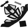 Generico Kit di 4 Pezzi Imbottitura Interna per Casco da Bici in Schiuma Morbida e Stabile, Cuscinetti Protettivi di Ricambio per Attività All'aperto e Mountain Bike Stile Stili multipli