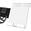 Generisch Supporto per tablet, 18 x 16 cm (1 pezzo), supporto leggero in acrilico trasparente, per tapis roulant, supporto per allenamento fitness, corsa, palestra, accessori da scrivania