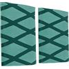 Hidyliu Overgrip Antiscivolo per Racchetta da Tennis, 2 Pezzi, Presa Comoda in Materiale Poliolefinico Sportivo con Racchetta Orizzontale, 90x61 Mm (Verde)
