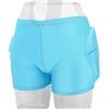XUXHOU Pantaloncini Protettivi Protezione per Fianchi da Sci in Nylon Ed EVA Intimo Imbottito Traspirante con Coccige Supporto Posteriore per Coscia per Sci Pattinaggio Snowboard Adulti (XXL)