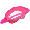 BESPORTBLE Maschera Subacquea Ovale per Adulti con Vetro Temperato Anti-appannamento Visibilità Ultra Larga e Cinturino Regolabile Maschera per Nuoto e Snorkeling in Pvc Rosy