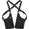Generic Borsa a tracolla da uomo, borsa a, portafoglio con fondina sul petto, imbracatura antifurto in pelle, doppia tasca a, for la chiave di papà fidanzato donna