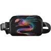 ISAOA Marsupio a tracolla alla moda marsupio con cinghia regolabile Dream Rainbow Dragon Wings per allenamento, shopping, viaggi, escursionismo