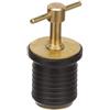 Generic Tappo di Scarico Barca 19/25/32 mm in PVC con Manico a T in Ottone, Tappo Espansione Impermeabile per Scafo(19mm)