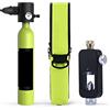RSGXLFQZVAK Bombola Subacquea, Mini Attrezzatura for Immersioni Subacquee Bombola for Immersione for Bombole di Ossigeno Set for Lo Snorkeling con Adattatore,per Principianti(Diving Equipment B)