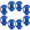 GALPADA Tappi per Pali Trampolino 8 Pezzi in ABS Blu, Copricapo Ricambio