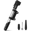 BNGXR Mini pompa per bicicletta, pompa ad aria portatile, piccola pompa per bicicletta con adattatore per valvola della bicicletta, gonfiatore per basket, pompa ad aria per mountain bike, bici da