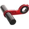BELLIFFY Estensore per Manubrio Bici in Metallo Rosso, Supporto di Prolunga Leggero per Campanelli e Porta Telefono, Accessorio Bici