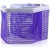 Hidyliu Rete da Pong Portatile Blu, Resistente e Leggera per Sport Indoor e Outdoor, Nylon da 1,72 M, Misura Regolabile