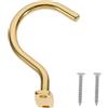 PACKOVE Gancio da Biliardo in Ferro Resistente all Usura Colore Oro Facile da Installare per Tavolo da Pool e Stecche Accessorio Pratico
