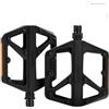 Caswynlife Pedali per mountain bike in nylon con riflettori, perni antiscivolo e cuscinetti sigillati (nero)