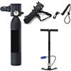 RSGXLFQZVAK Bombola subacquea, 0.5L Nuova Mini Bombola Di Ossigeno For Immersioni Subacquee For L'insegnamento Della Respirazione Subacquea Attrezzatura For L'immersione Respiratoria ,per Principianti(Groen)