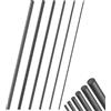 Gadpiparty Kit Riparazione Canna da Pesca Accessori Professionali in Fibra di Carbonio 6 Pezzi per Riparare Canne da Pesca Rotte All'aperto