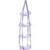 Generic Portapalloni portaoggetti - Supporto verticale multi-strato in rete - Organizzatore sportivo supporto da parete per pallacanestro | per pallone da calcio pallavolo peluche casa camera porta