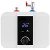 Jolre Piccolo scaldabagno elettrico resistente alla pressione, 6 l, 1500 W, scaldabagno istantaneo, per lavelli da cucina, bagno e lavandini