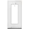 Framex Finestra per cantina, bianca, 40 x 80 cm, 2 scomparti, 32 mm (4/24/4), finestra in plastica, larghezza x altezza (400 x 800 mm), funzione finestra inclinata