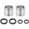 QUARKZMAN 2Pcs Adattatore Aeratore Rubinetto, M22 Maschio A M22 Maschio Con Guarnizione, Lunghezza 18mm