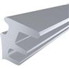 IWOFER Guarnizione Fermavetro universale in PVC. Bordatura ad incastro solo pressione per finestre balconi e infissi in alluminio. Facile da montare. UP ferma vetro. (UP7 Trasparente, 20 metri)